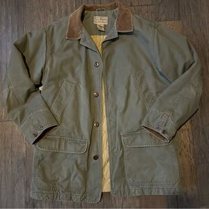 Vintage L.L.Bean Canvas Barn Chore Jacket Quilted XL Tall